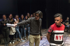 Prove dello spettacolo "Arrevuoto". Teatro San Ferdinando, Napoli 9 Maggio 2019.